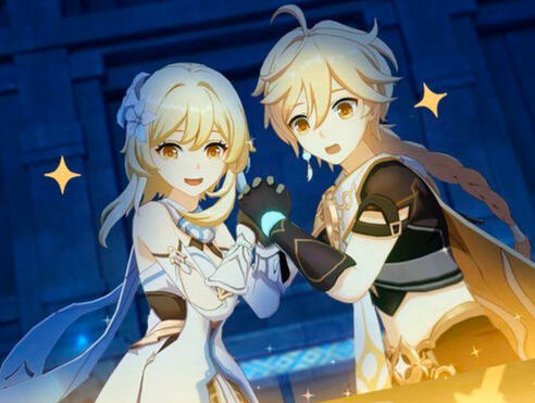 Lumine and Aether (Genshin Impact)